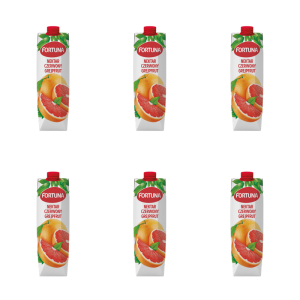 Fortuna Nektar grejpfrut czerwony 1 l X6